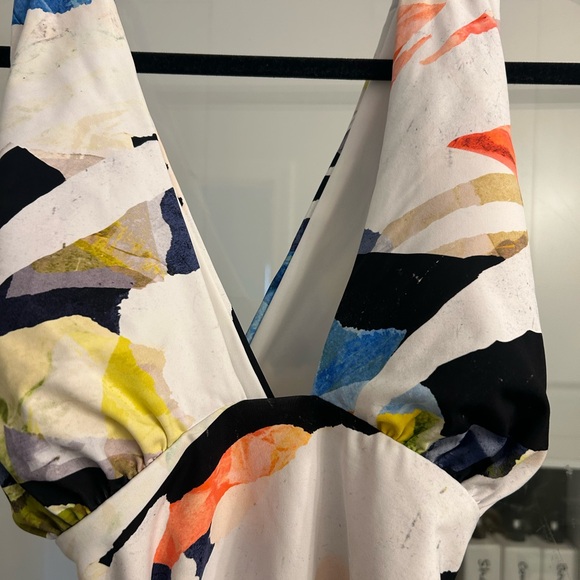 Colorful Abstract Print Swimsuit - Picture 4 of 9